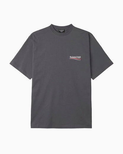 Balenciaga Political Campagn Grey Tee