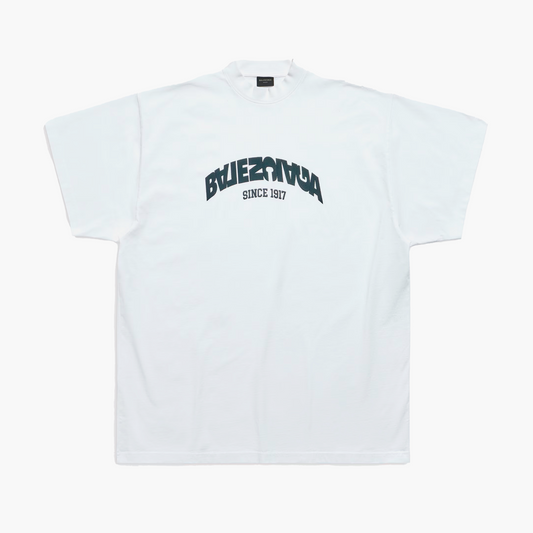 Balenciaga T-Shirt Back Flip Blanc
