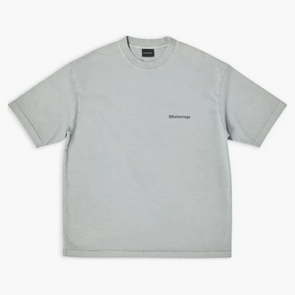 Balenciaga T-Shirt BB Logo Gris