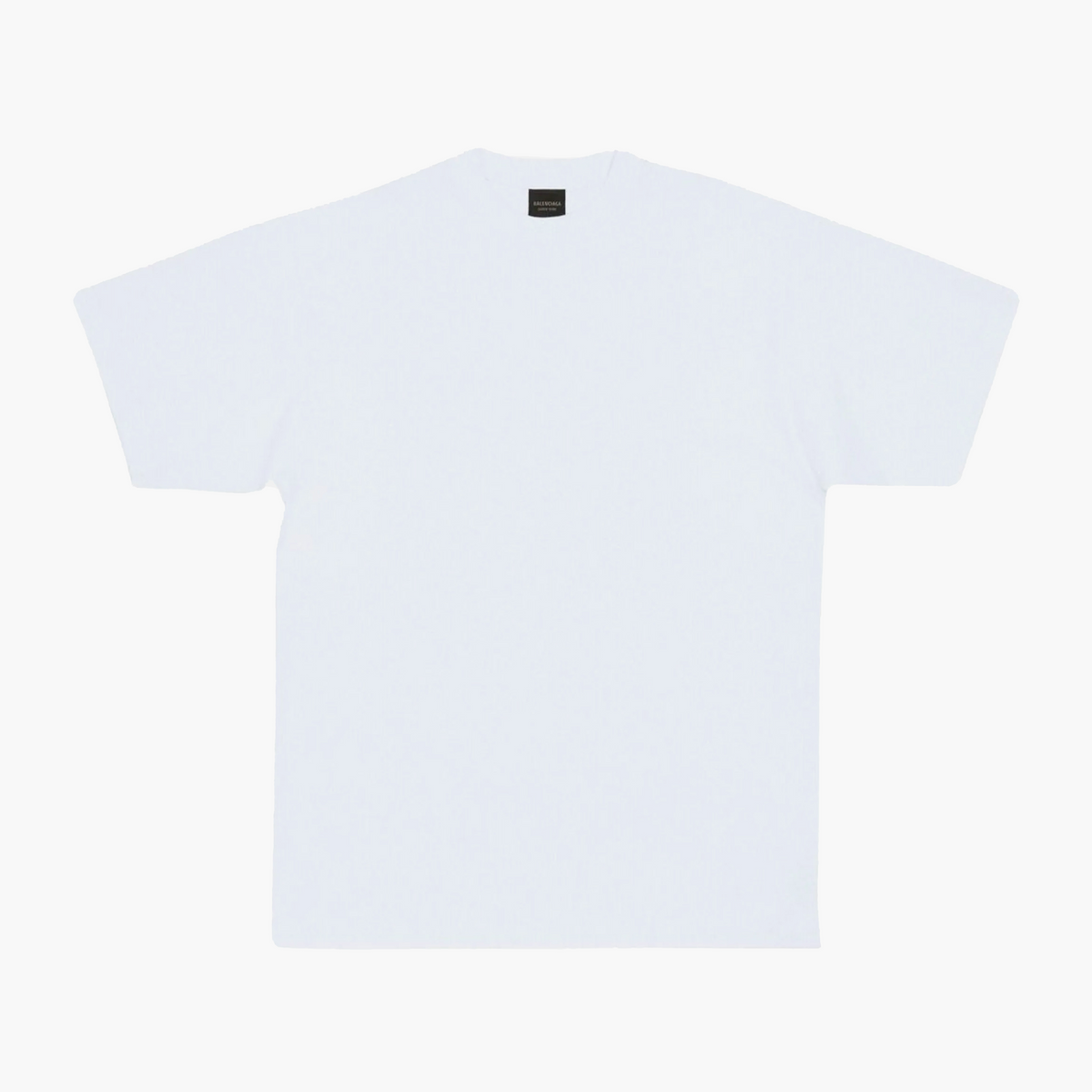 Balenciaga T-Shirt Care Label Blanc