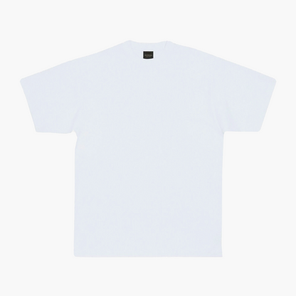 Balenciaga T-Shirt Care Label Blanc