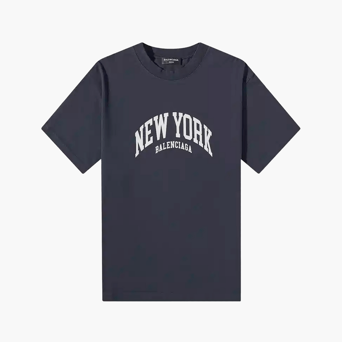 Balenciaga T-Shirt Cities New-York Bleu marine