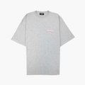 Balenciaga T-Shirt Political Campaign Logo Brodé Gris