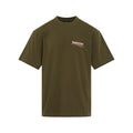 Balenciaga T-Shirt Political Campaign Logo Brodé Kaki