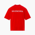 Balenciaga T-Shirt Back Logo Rouge