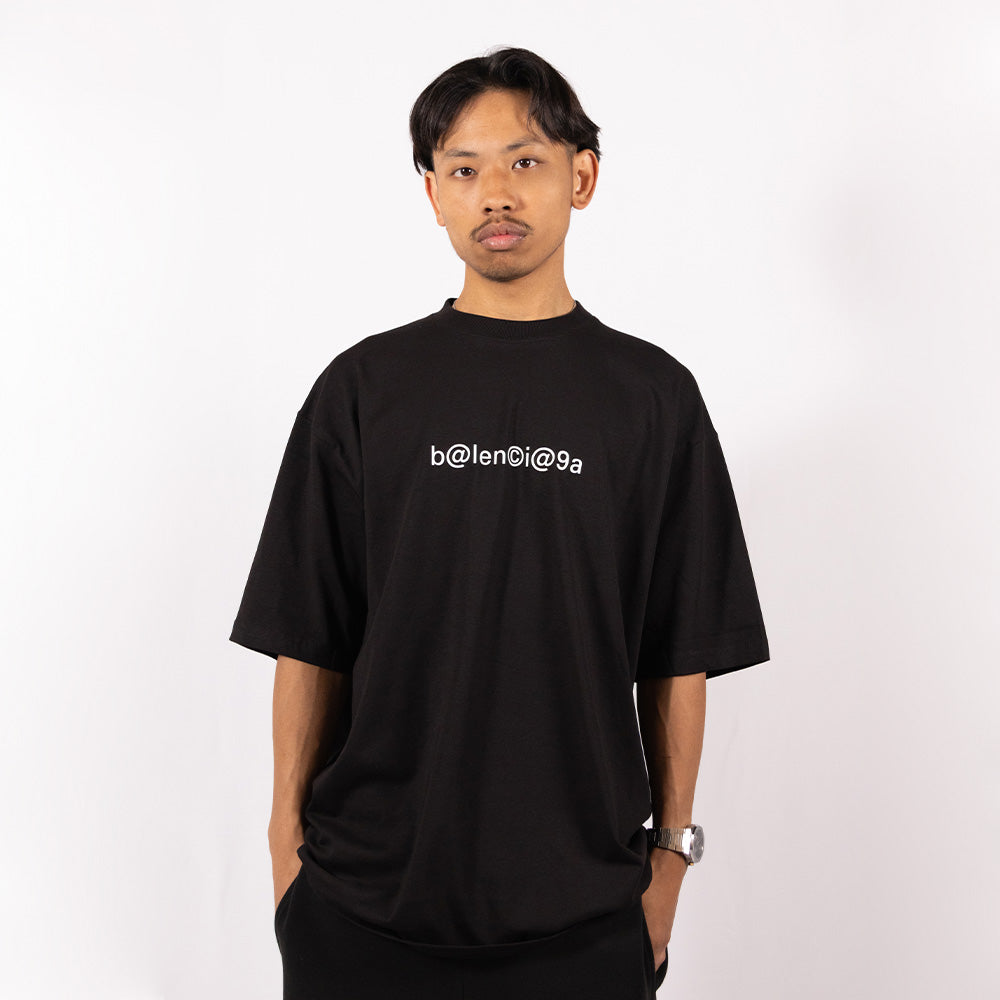Balenciaga T-shirt @ Logo Noir