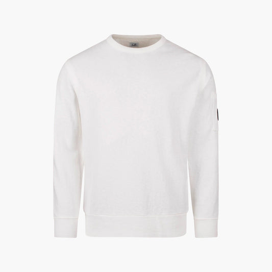 C.P Company Pull Crewneck Blanc