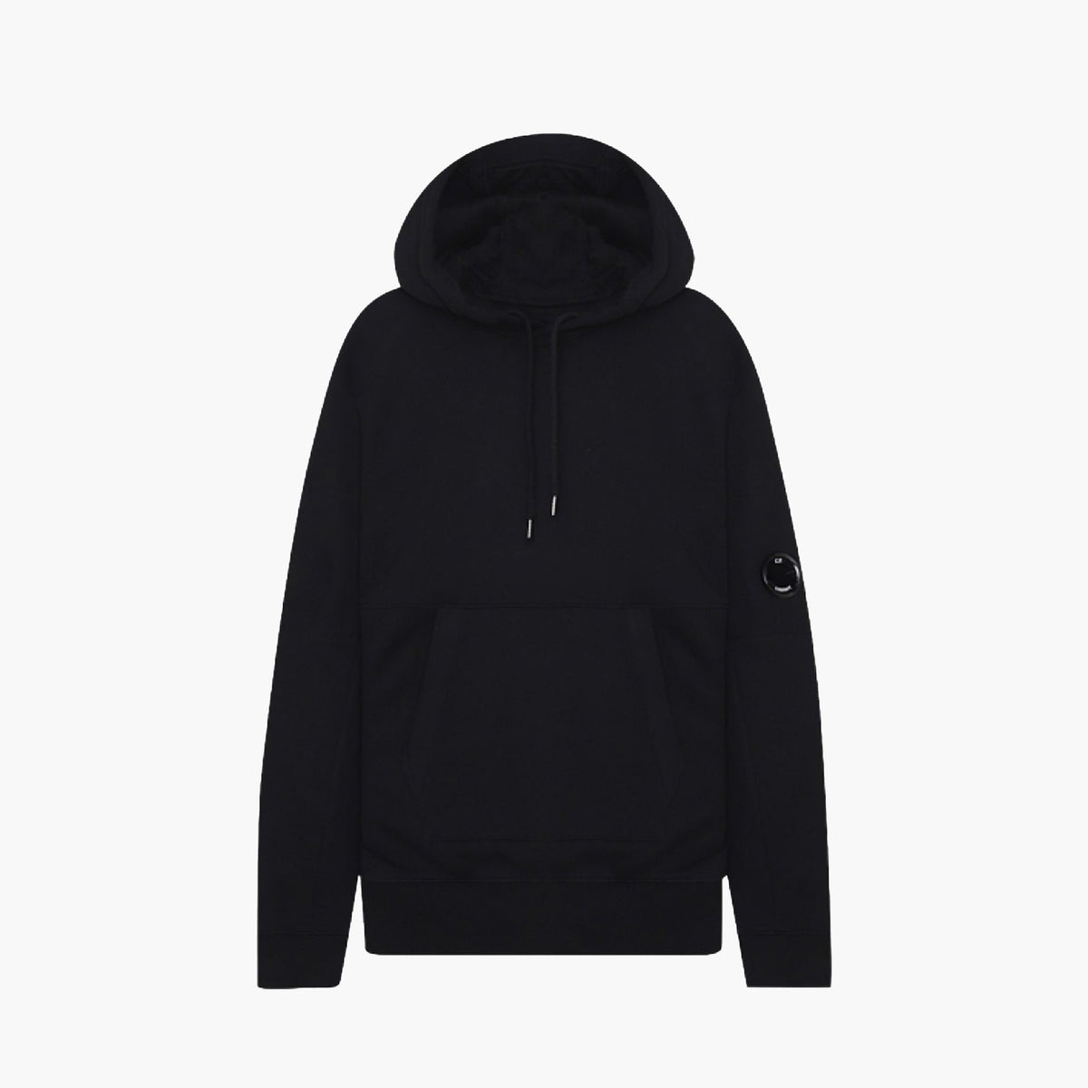 C.P Company Pull Hoodie Diagonal Raised Noir