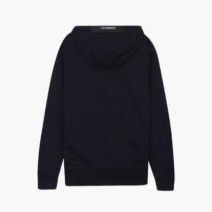 C.P Company Pull Hoodie Diagonal Raised Noir