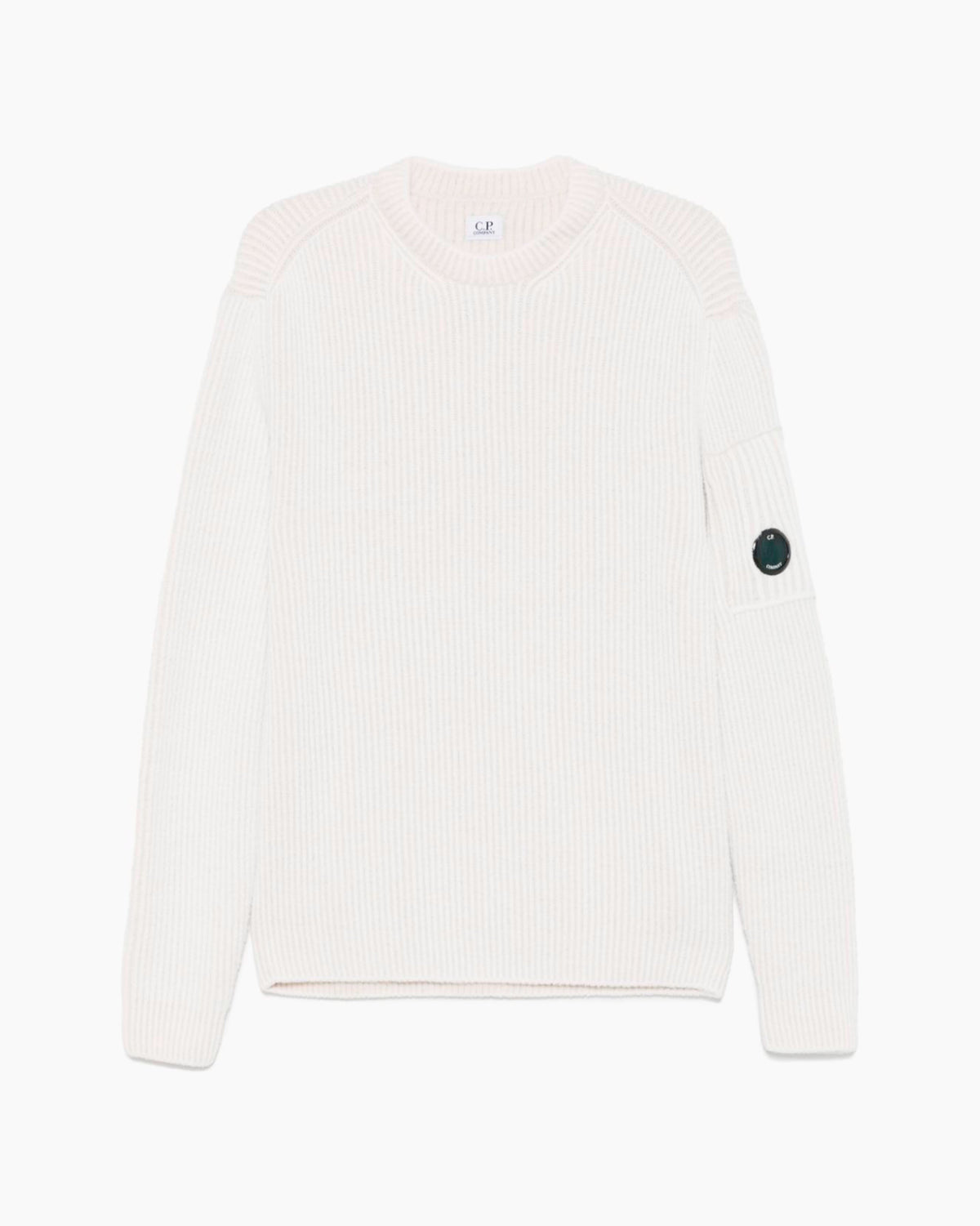C.P. Company Pull En Maille Blanc