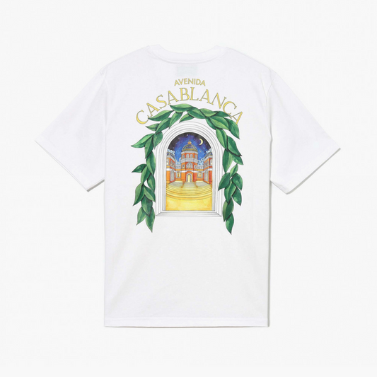 Casablanca T-Shirt Avenida Blanc