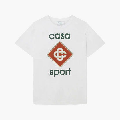 Casablanca T-Shirt Casa Sport Blanc