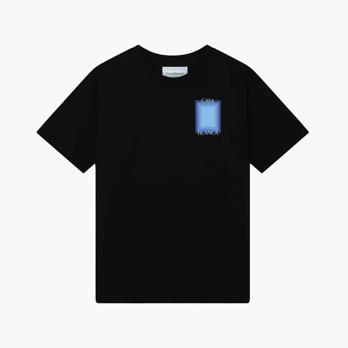 Casablanca T-Shirt Gradient Casa Logo Noir