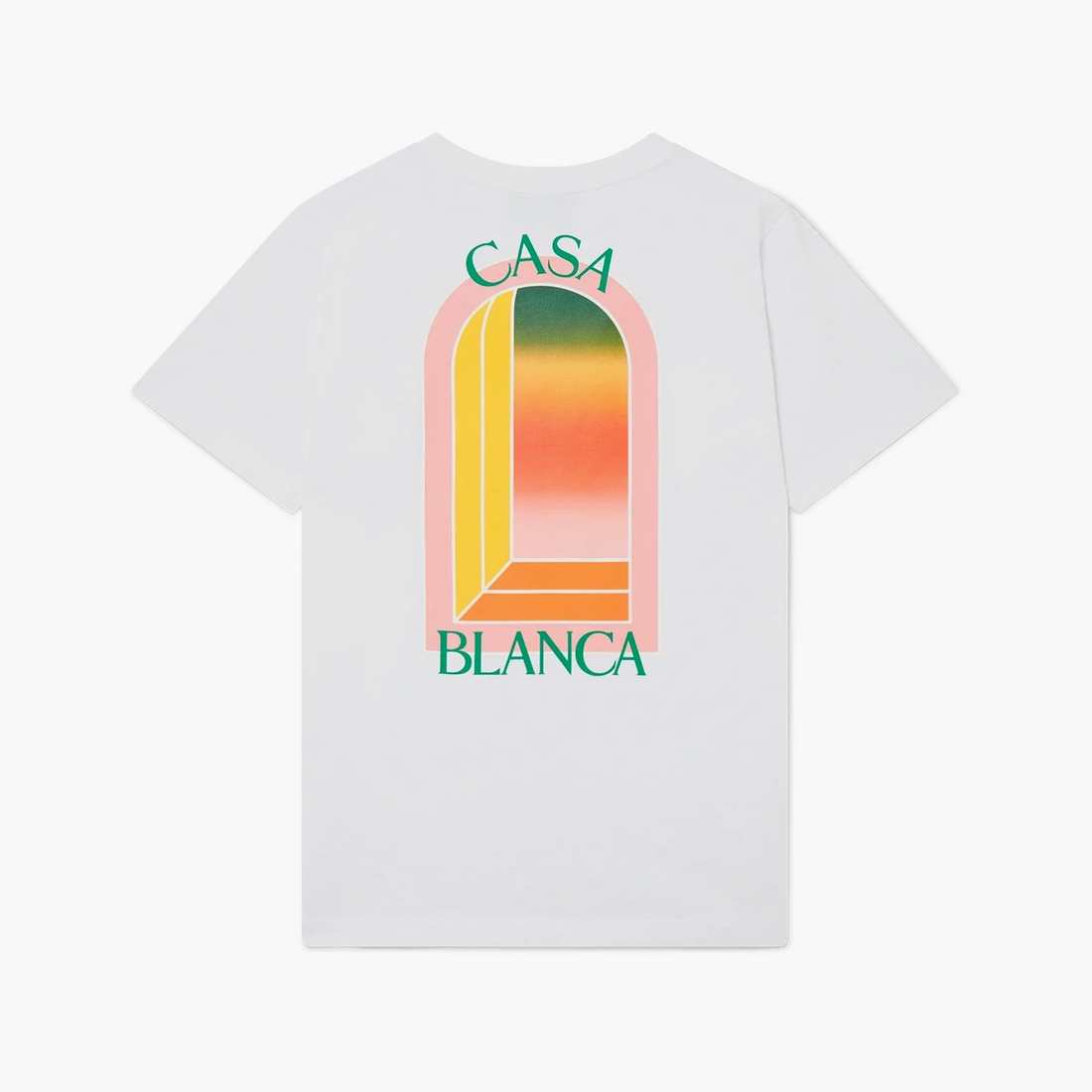 Casablanca T-Shirt Gradient L'Arche Blanc