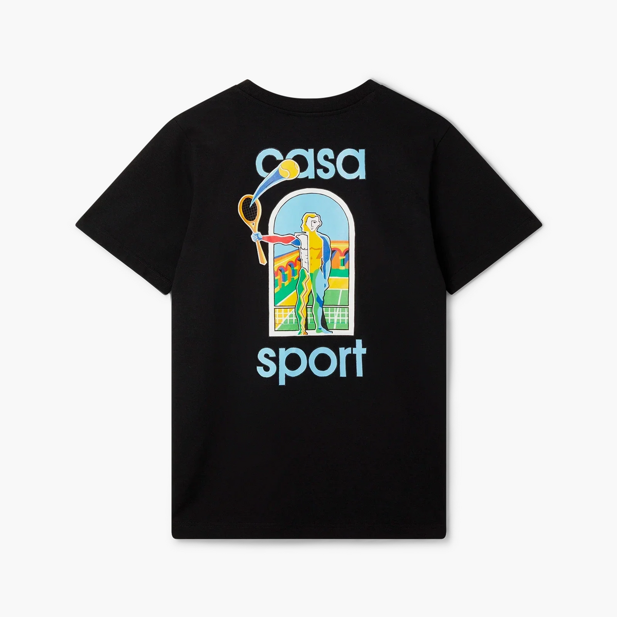 Casablanca T-Shirt Le Jeu de Couleur Noir