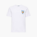 Casablanca T-Shirt Radiating Orange Blanc