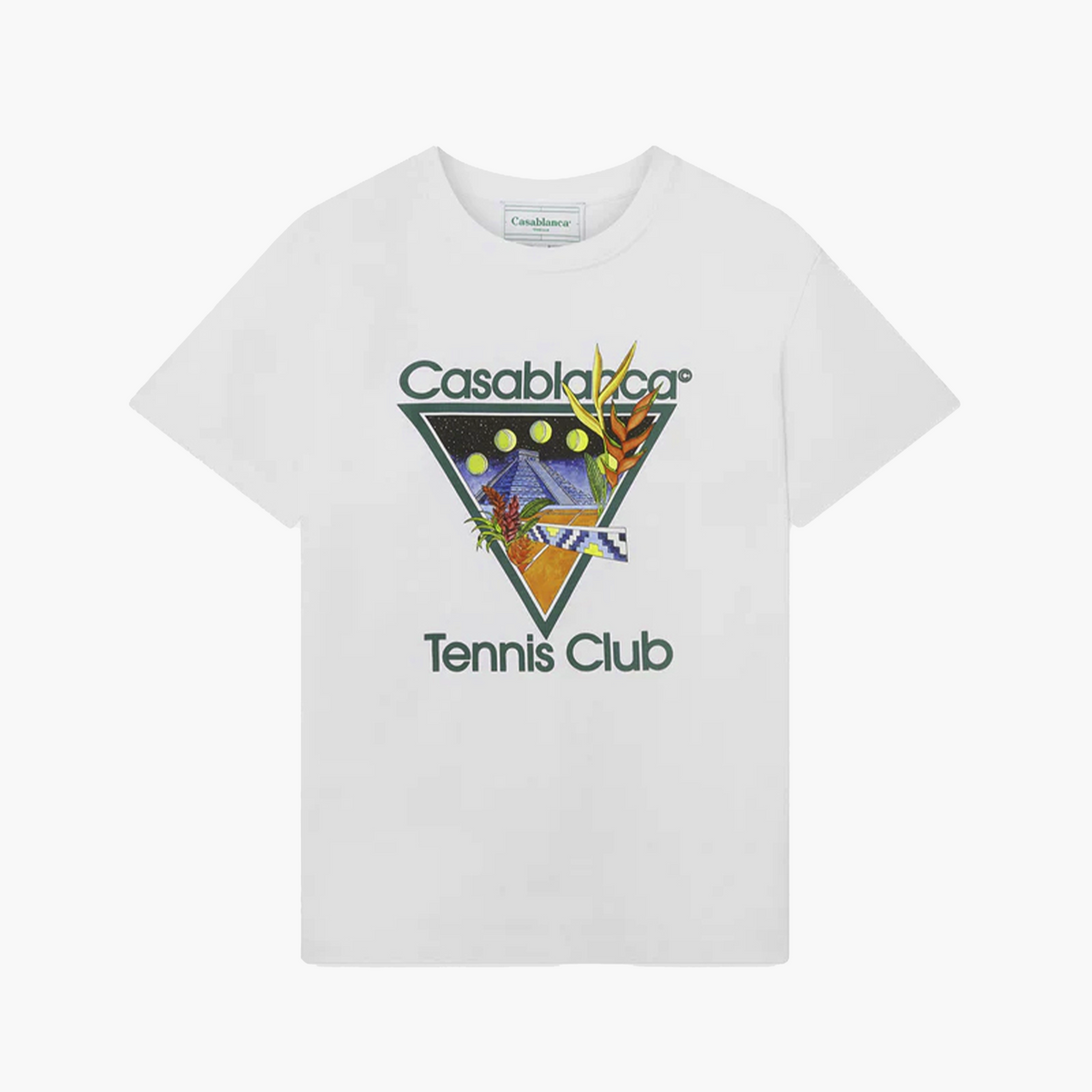 Casablanca T-Shirt Tennis Club Icon Blanc