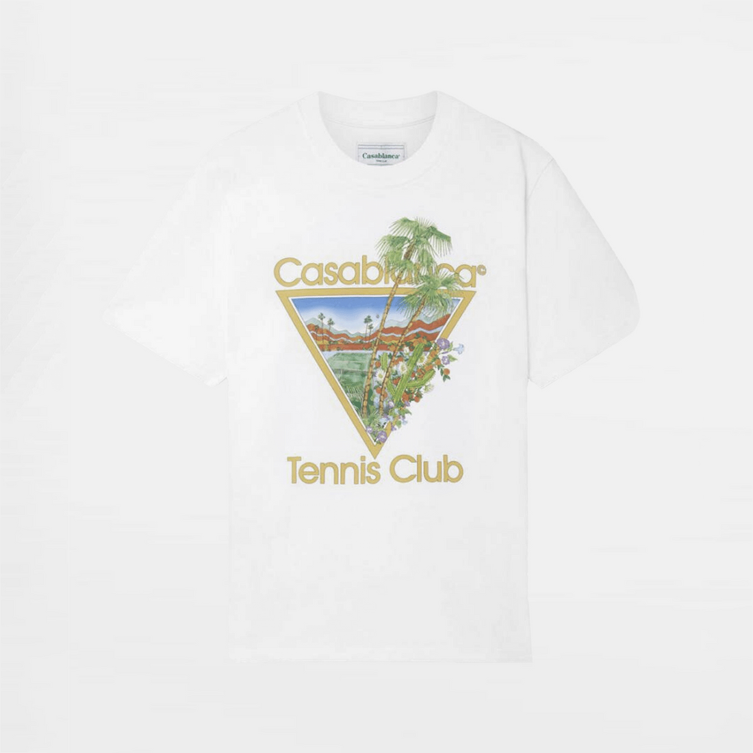 Casablanca T-Shirt Tennis Club Icon Blanc