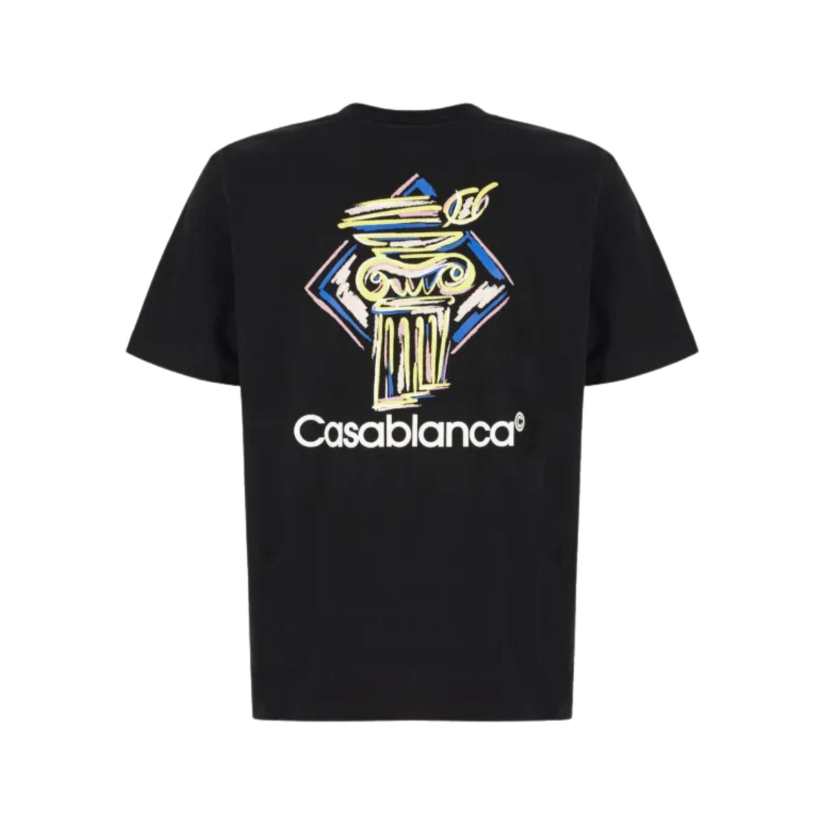 Casablanca T-shirt Diamond Column Noir