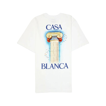 Casablanca T-shirt La Colomne Blanc
