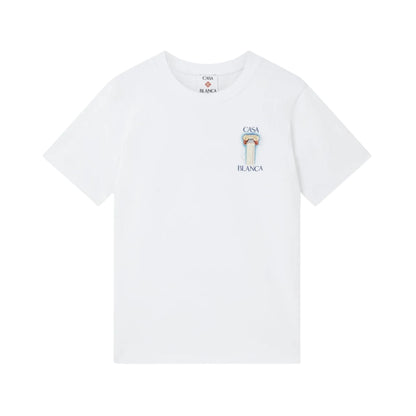 Casablanca T-shirt La Colomne Blanc