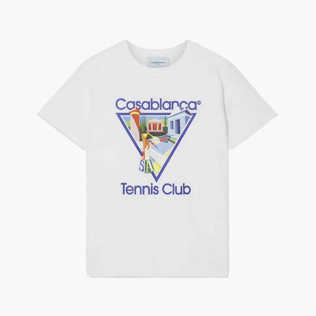 Casablanca T-shirt La Joueuse Blanc