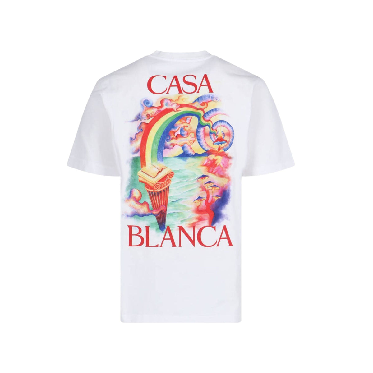 Casablanca T-shirt Nature Teacher Blanc
