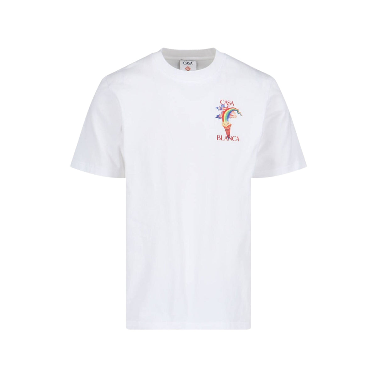 Casablanca T-shirt Nature Teacher Blanc