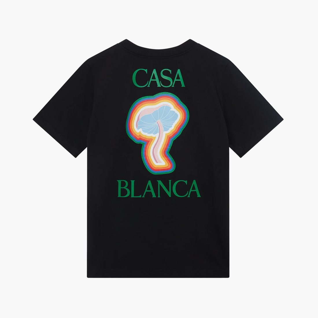 Casablanca T-shirt Rainbow Mushroom Noir
