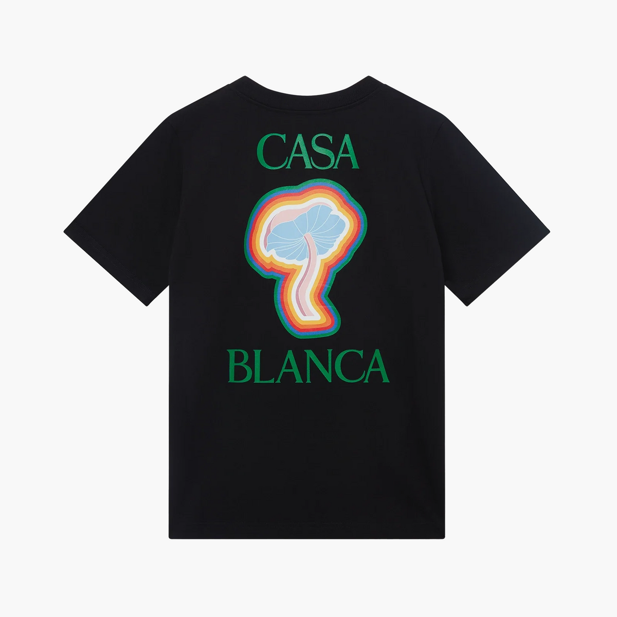 Casablanca T-shirt Rainbow Mushroom Noir