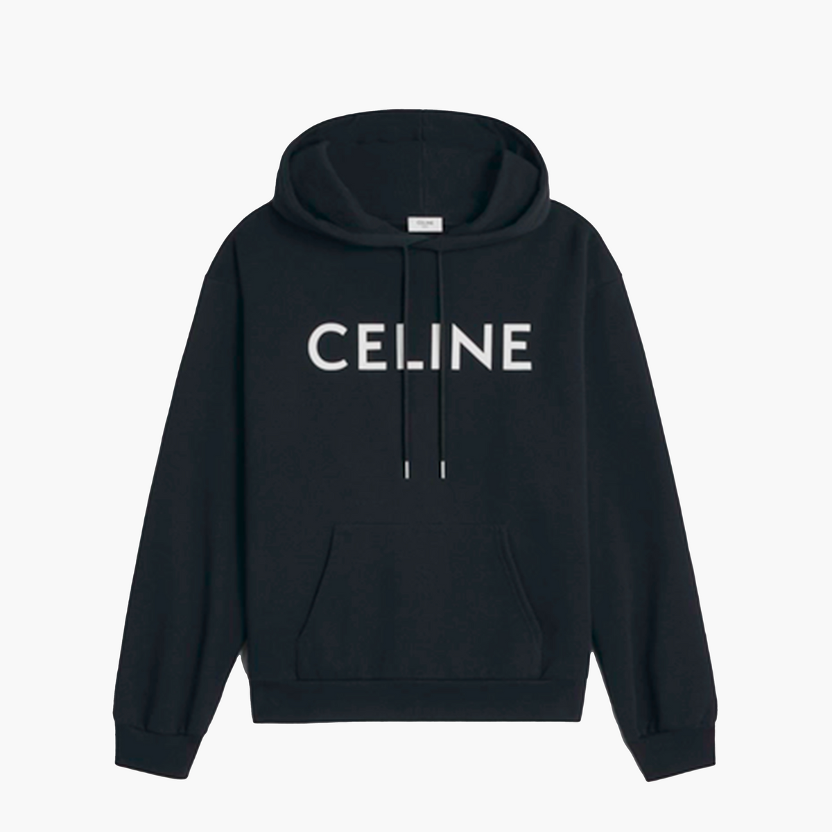 Celine Black Hoodie White