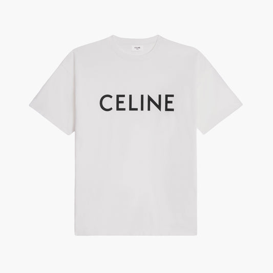 Celine T-Shirt - Logo - Blanc
