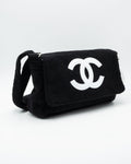 Chanel Sac à Main Plush Precision Messenger Noir