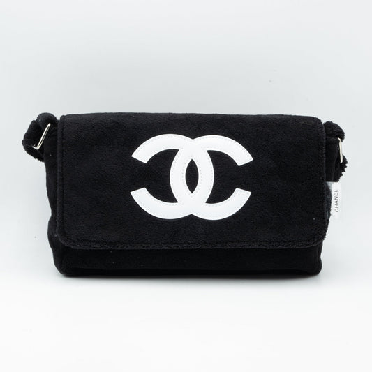 Chanel Sac à Main Plush Precision Messenger Noir