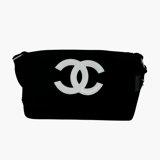 Chanel Sac à Main Plush Precision Messenger Noir
