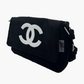 Chanel Sac à Main Plush Precision Messenger Noir