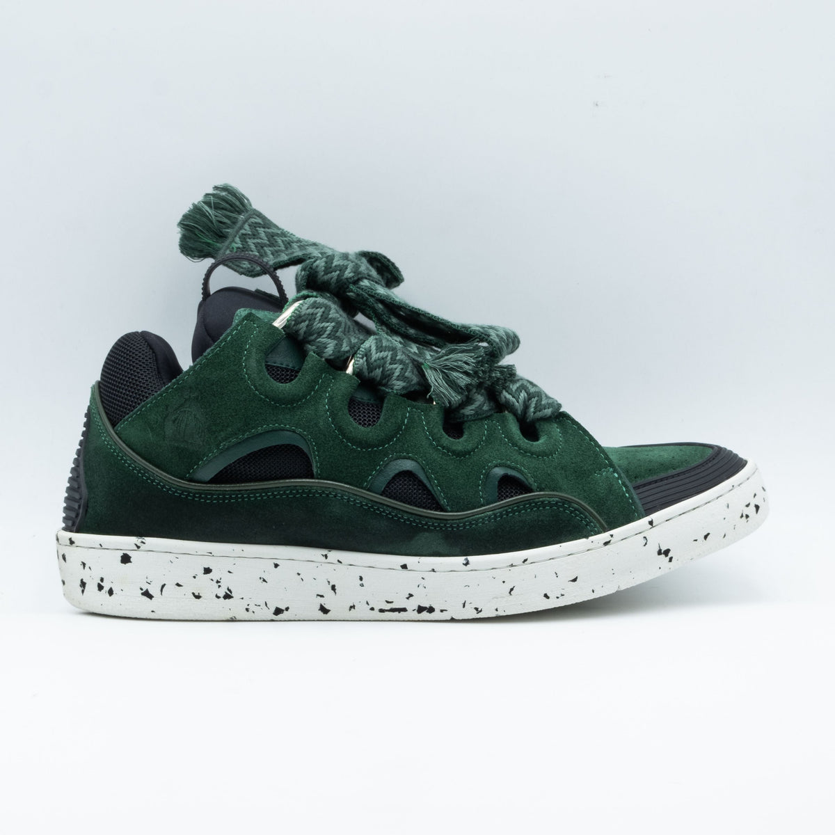 Lanvin Curb Sneaker Green Black