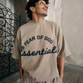 Essentials T-shirt Training 90'S Faded Dune Short Sleeve Fear of God
