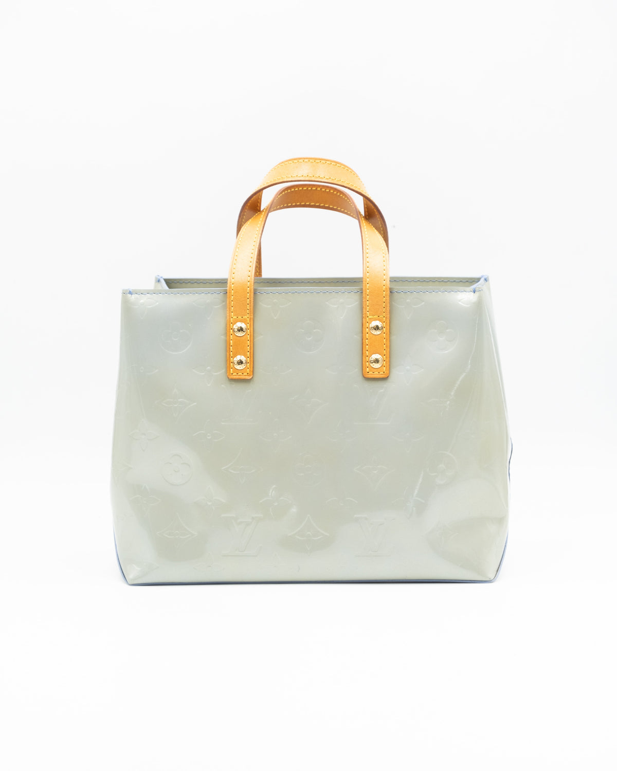 Louis Vuitton Sac à main Vernis Reade PM Vert d'eau