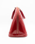 Louis Vuitton Sac à main Alma MM Vernis Rouge