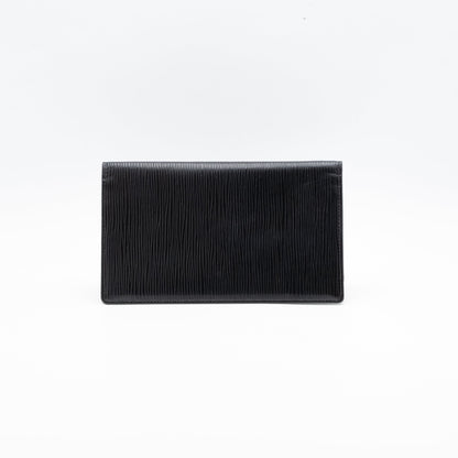 Louis Vuitton Portefeuille Long Epi Noir