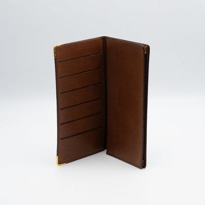 Louis Vuitton Portefeuille Chéquier Monogram Marron