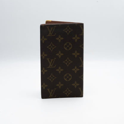 Louis Vuitton Portefeuille Chéquier Monogram Marron
