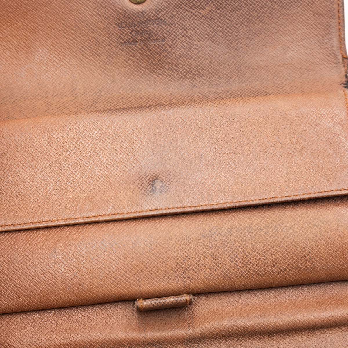 Louis Vuitton Portefeuille Monogram Marron
