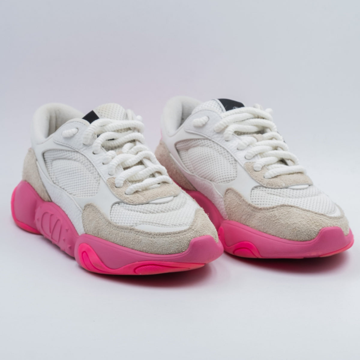 Valentino Valentino Bubbleback Sneaker 'White Fuchsia'
