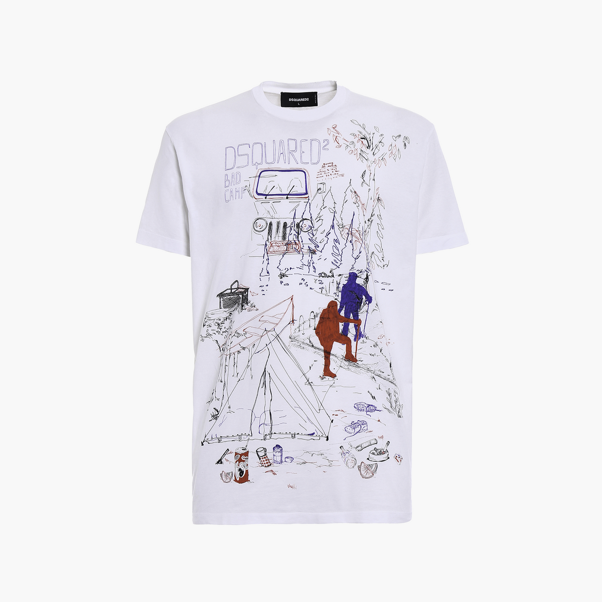 Dsquared T-Shirt - Bad Camp - White