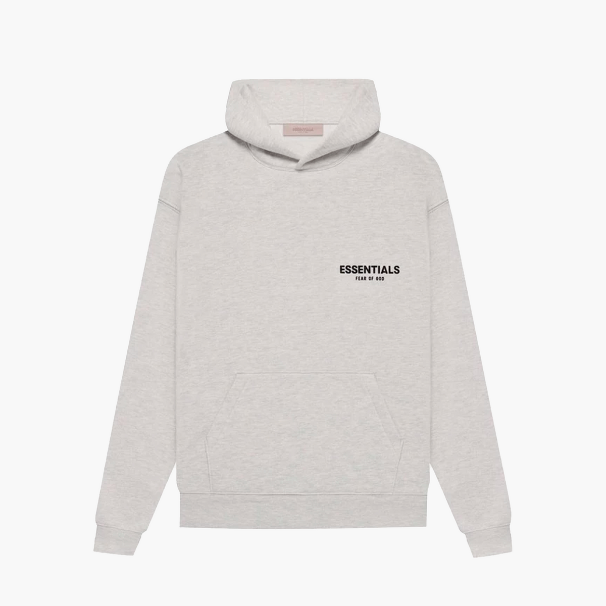 Essentials Fear Of God Hoodie Light Oatmeal Gris Clair