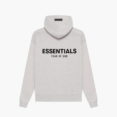 Essentials Hoodie Light Oatmeal Gris Clair Fear Of God