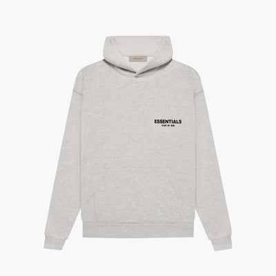 Essentials Fear Of God Hoodie Light Oatmeal Gris Clair