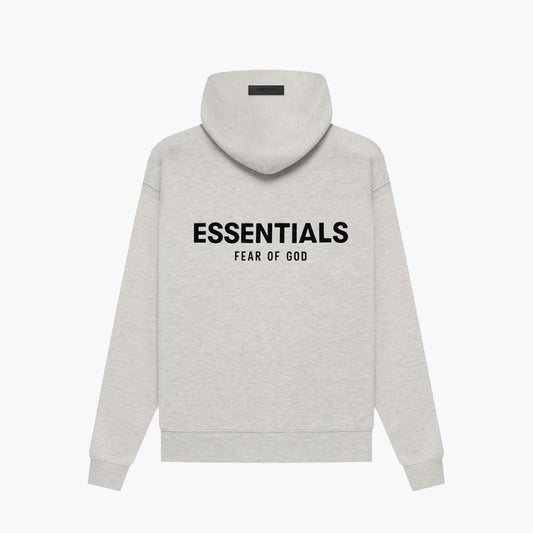 Essentials Fear Of God Hoodie Light Oatmeal Gris Clair